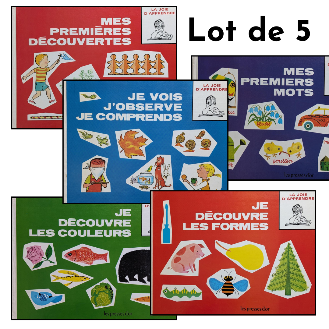 La joie d'apprendre : Lot de 5
