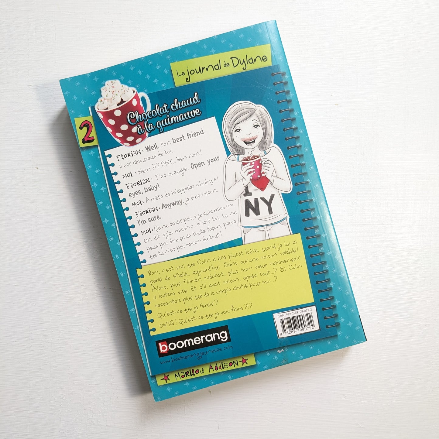 Le journal de Dylane : #2 Chocolat chaud à la guimauve