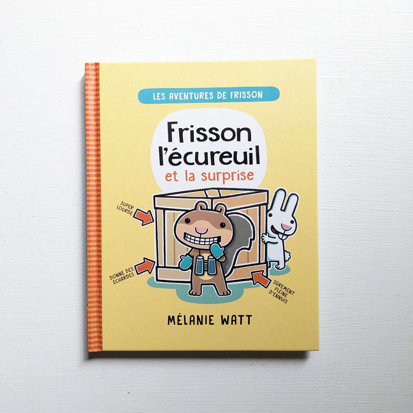 Frisson l'écureuil et la surprise