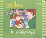 Caillou : À la bibliothèque livre jeunesse, librairie jeunesse, le zèbre à pois
