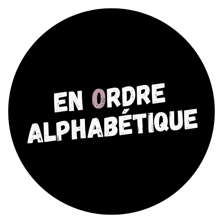 Livres usagés à vendre en ordre alphabétique.