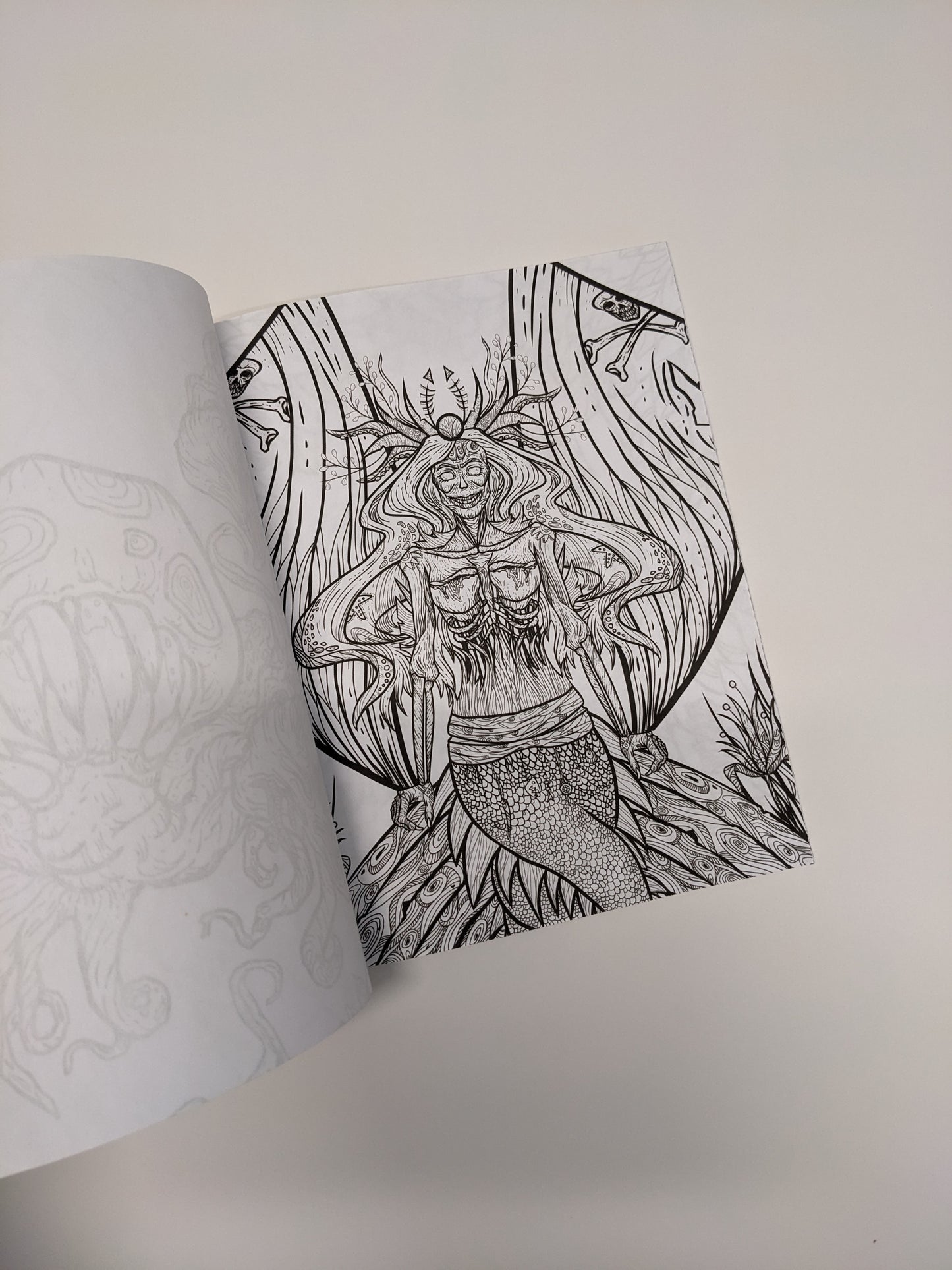 Adult Coloring Book: Horror Land