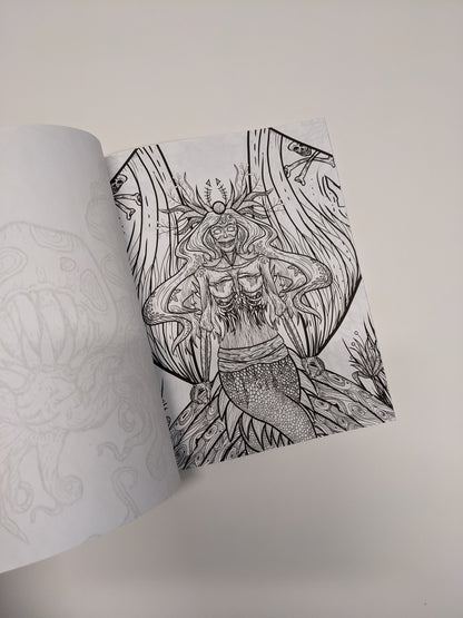 Adult Coloring Book: Horror Land