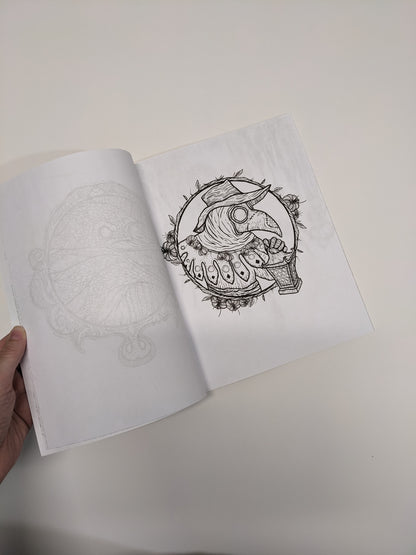 Adult Coloring Book: Horror Land