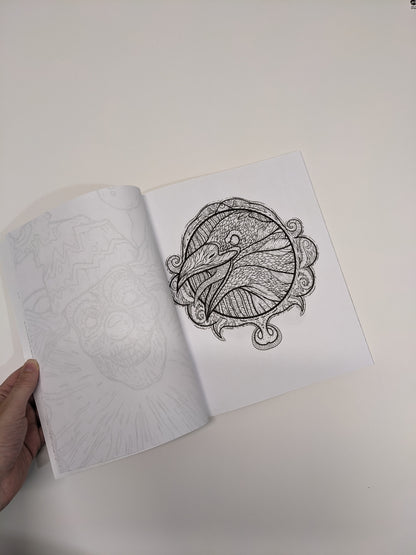 Adult Coloring Book: Horror Land