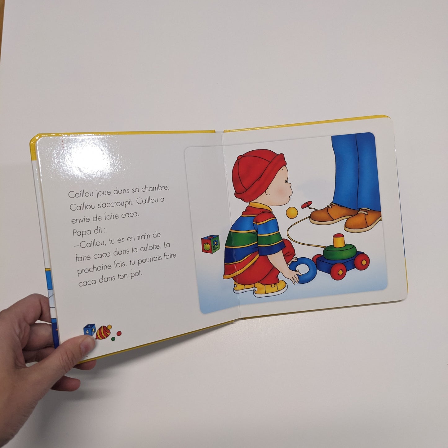 Caillou : le pot
