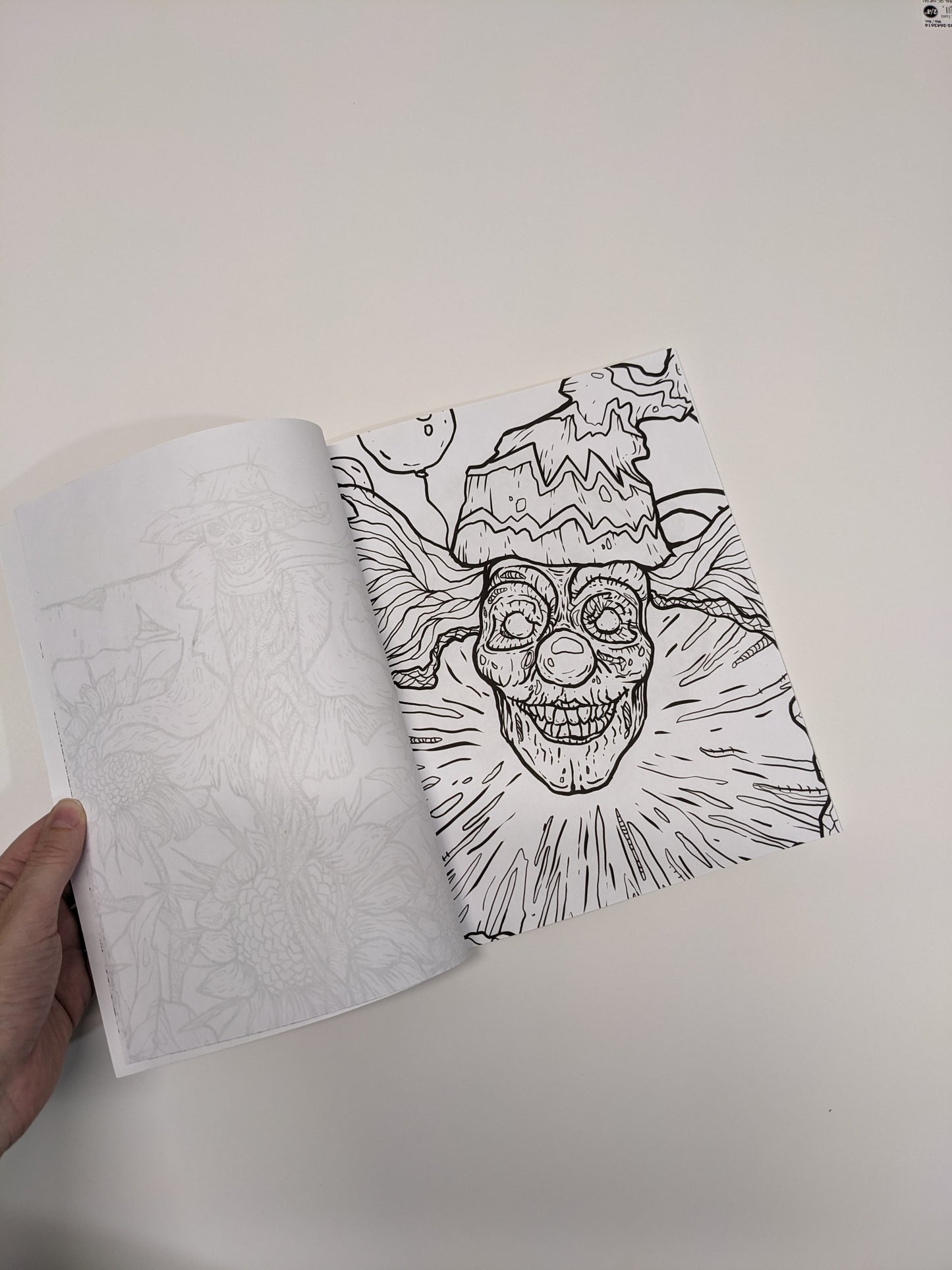 Adult Coloring Book: Horror Land