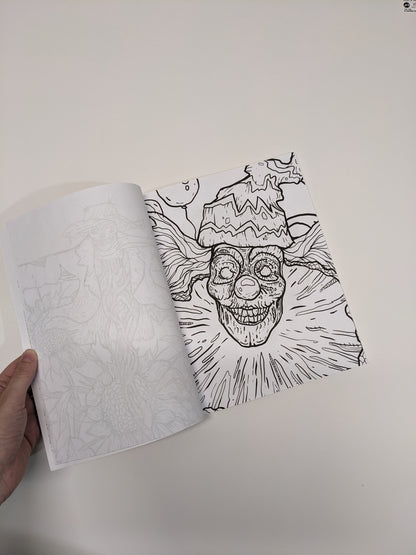 Adult Coloring Book: Horror Land