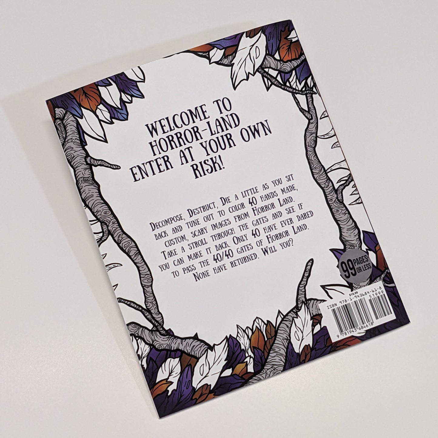Adult Coloring Book: Horror Land