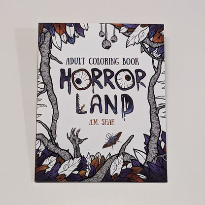 Adult Coloring Book: Horror Land