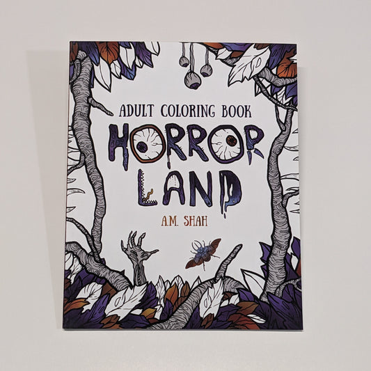 Adult Coloring Book: Horror Land